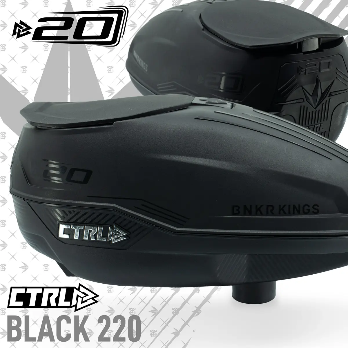 Bunkerkings Ctrl Paintball Loader - Black 220 1