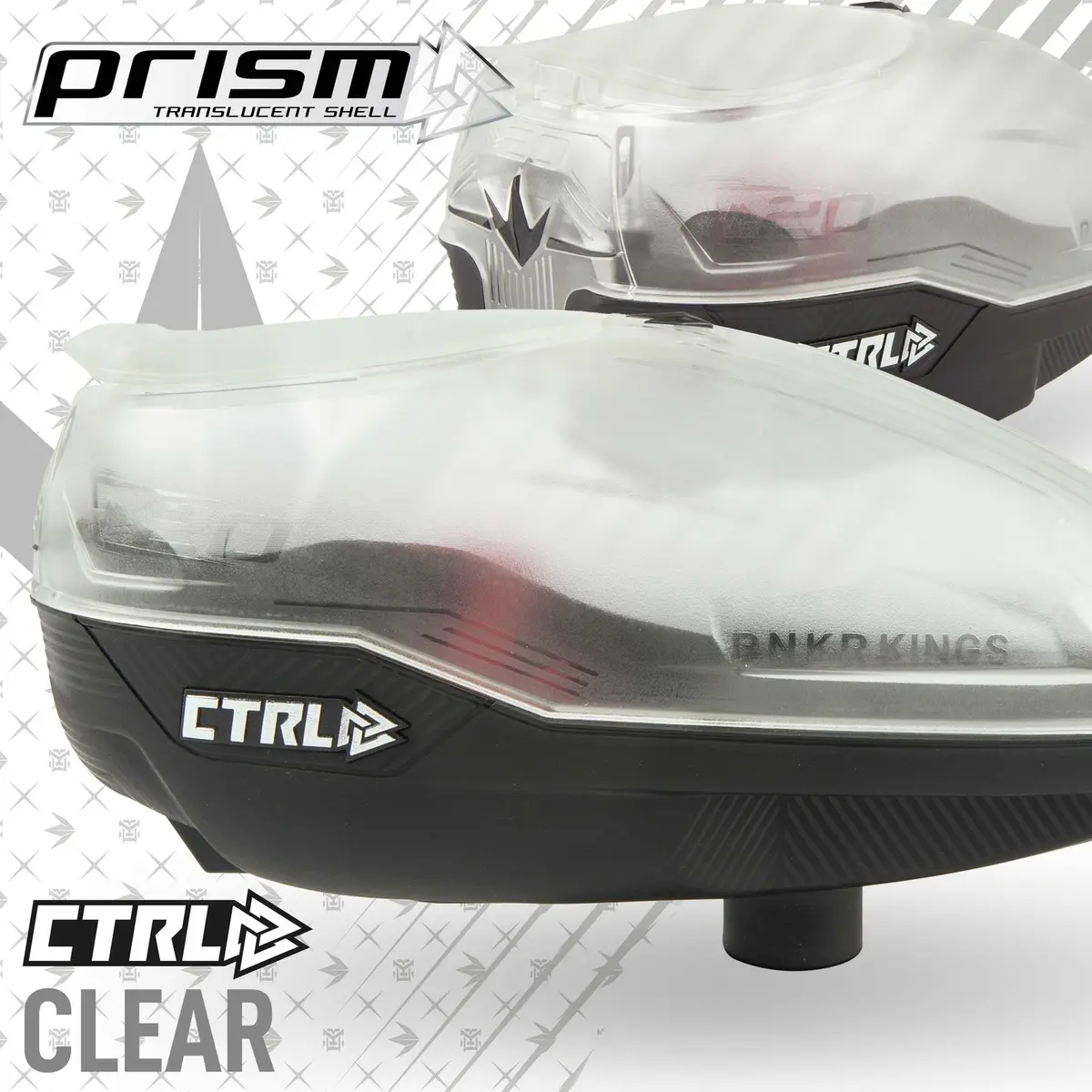 Bunkerkings Ctrl Paintball Loader - Prism  Clear Le 1