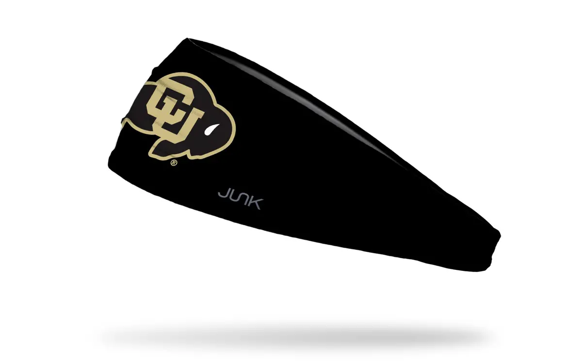 University Of Colorado: Logo Black Big Bang Lite Headband 1