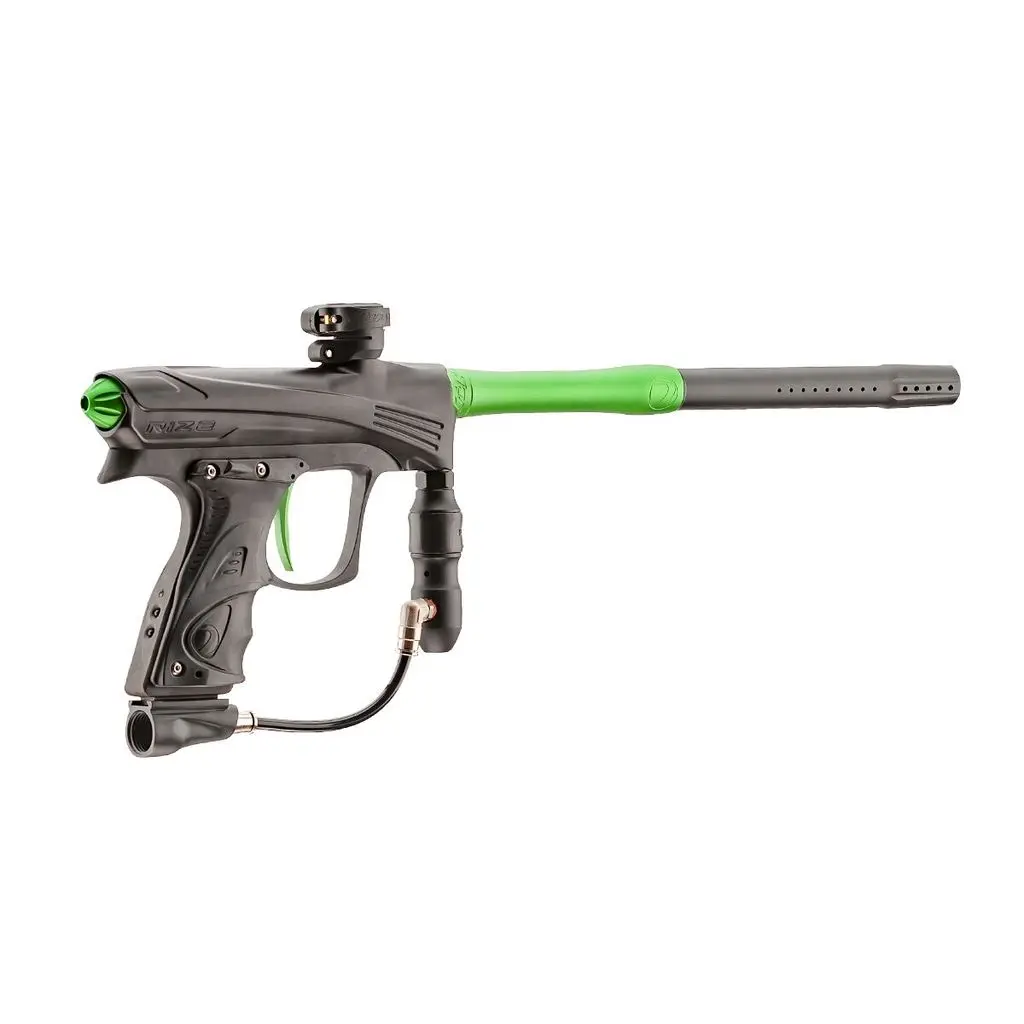 Dye Czr Electronic Paintball Gun - Black / Lime 1