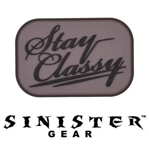 Sinister Gear "Classy" Pvc Patch - Pink 1