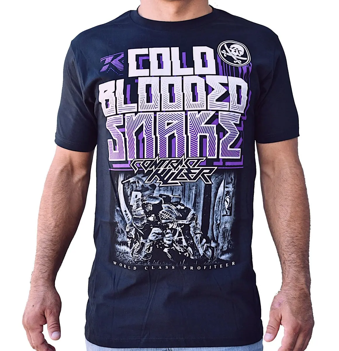 Contract Killer Cold Blooded Snake Paintball Shirt 1