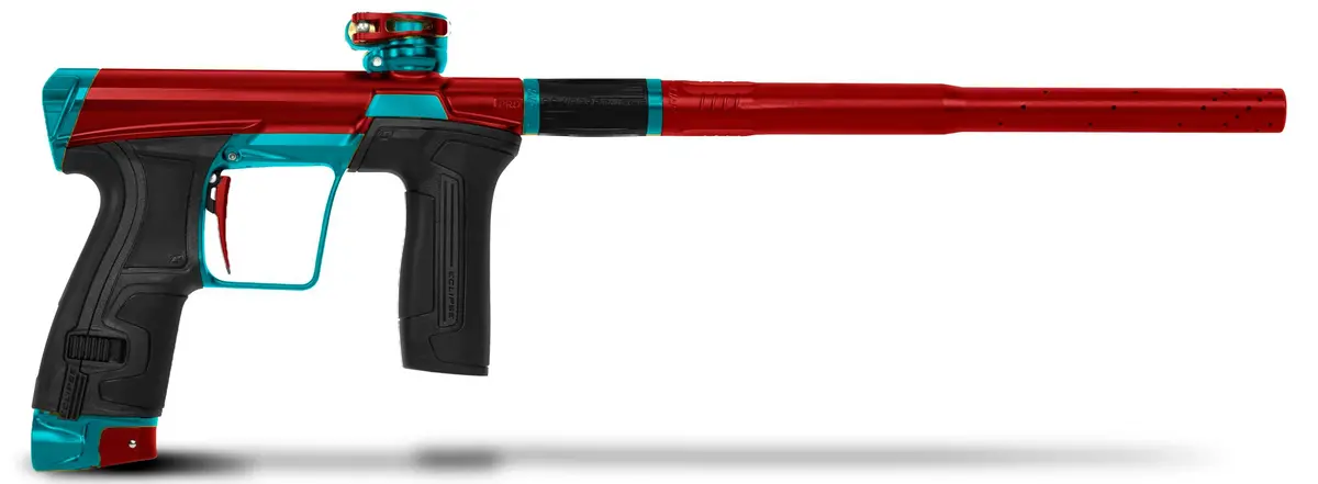 Planet Eclipse Geo Cs2 Pro Paintball Marker - Red/Teal (Heat Wave/Cyclone) 1