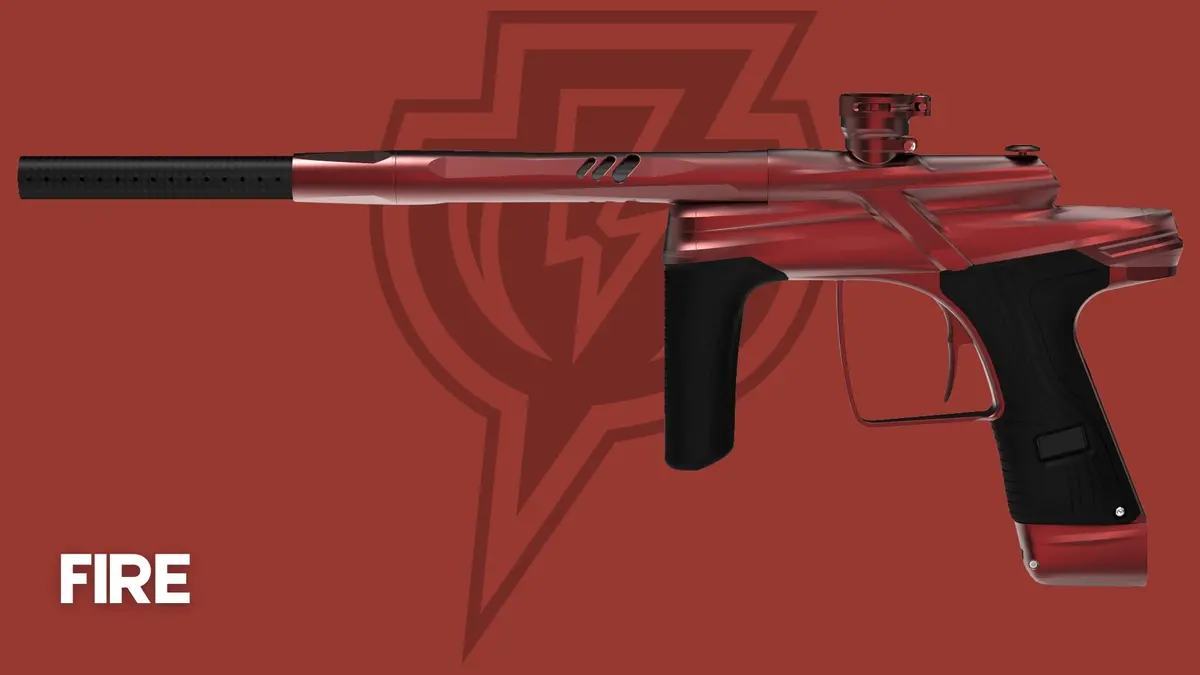 Macdev Cyborg X Paintball Marker - Fire (Dust Red) *Pre-Order* 1