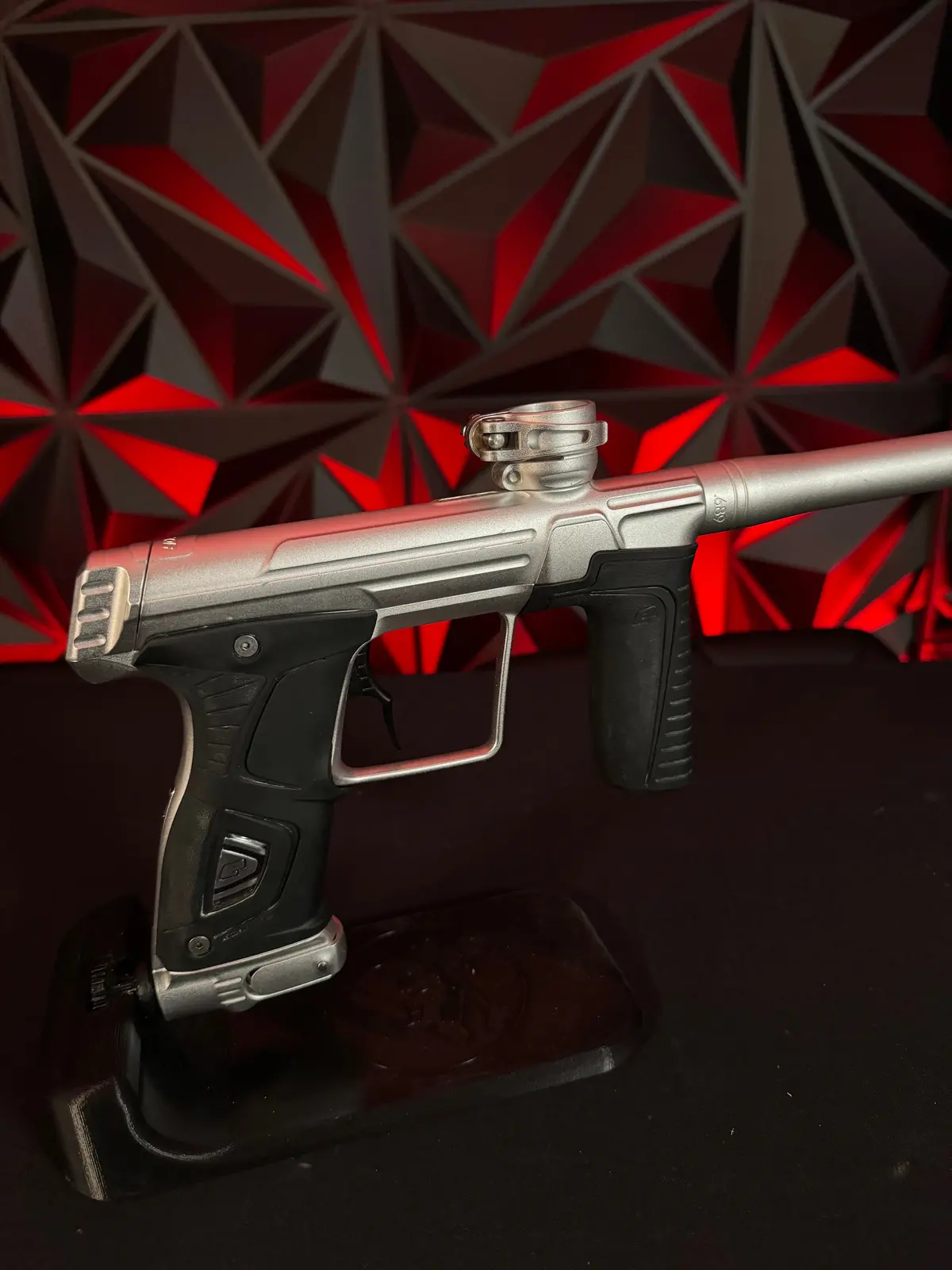 Used Planet Eclipse 170R Paintball Gun - Silver W/Aftermarket Deuce Trigger 1