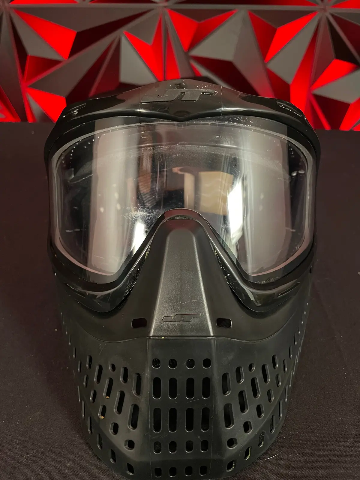 Used Jt Proflex Paintball Mask - Black W/ No Visor 1