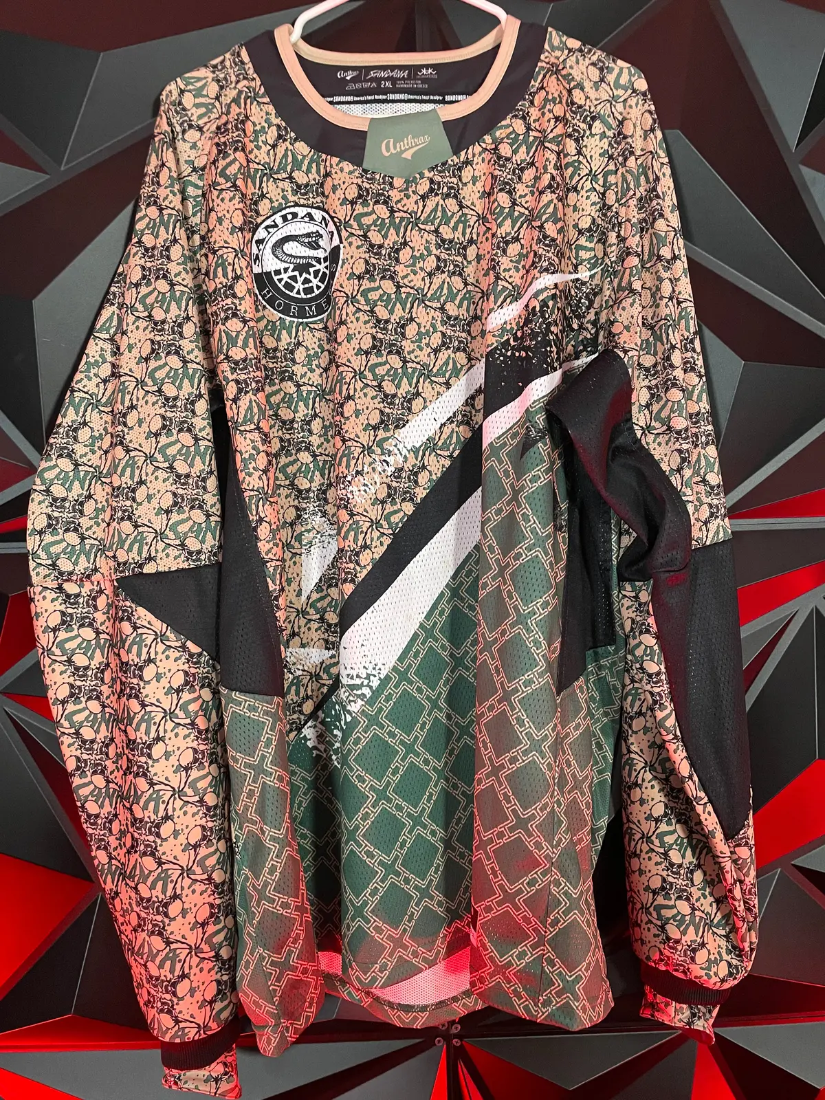 Used Sandana Paintball Jersey - Flying Skulls - 2Xl 1