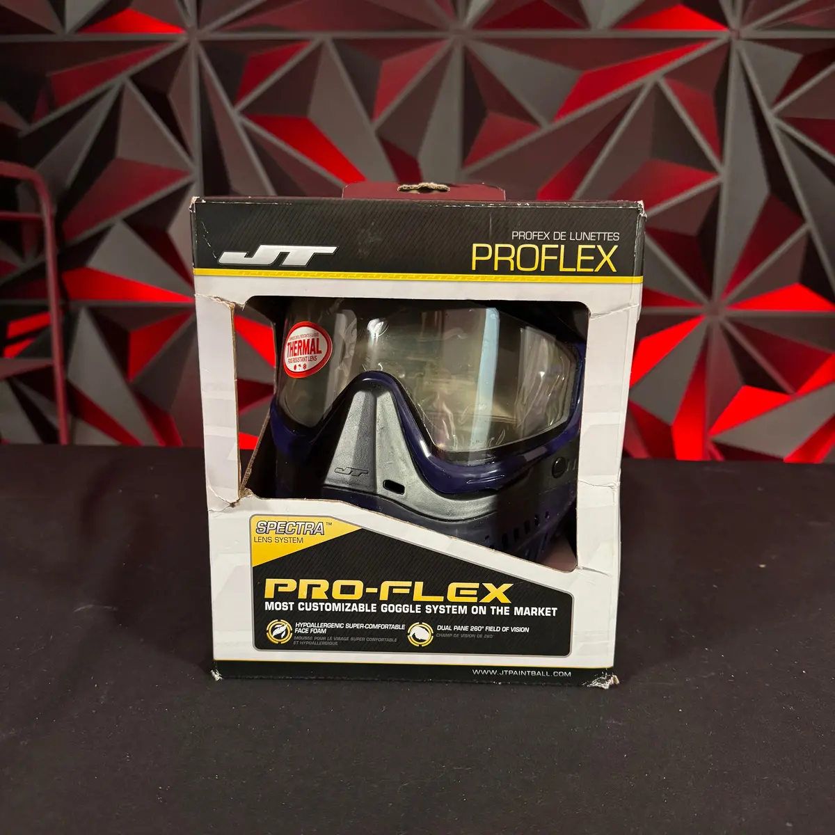 Used Jt Proflex Paintball Mask - Le Blue Ice Series 1