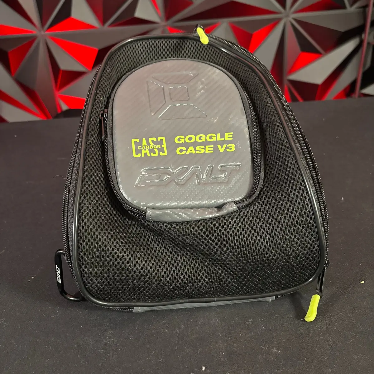 Used Exalt Goggle Case - Grey/Green 1