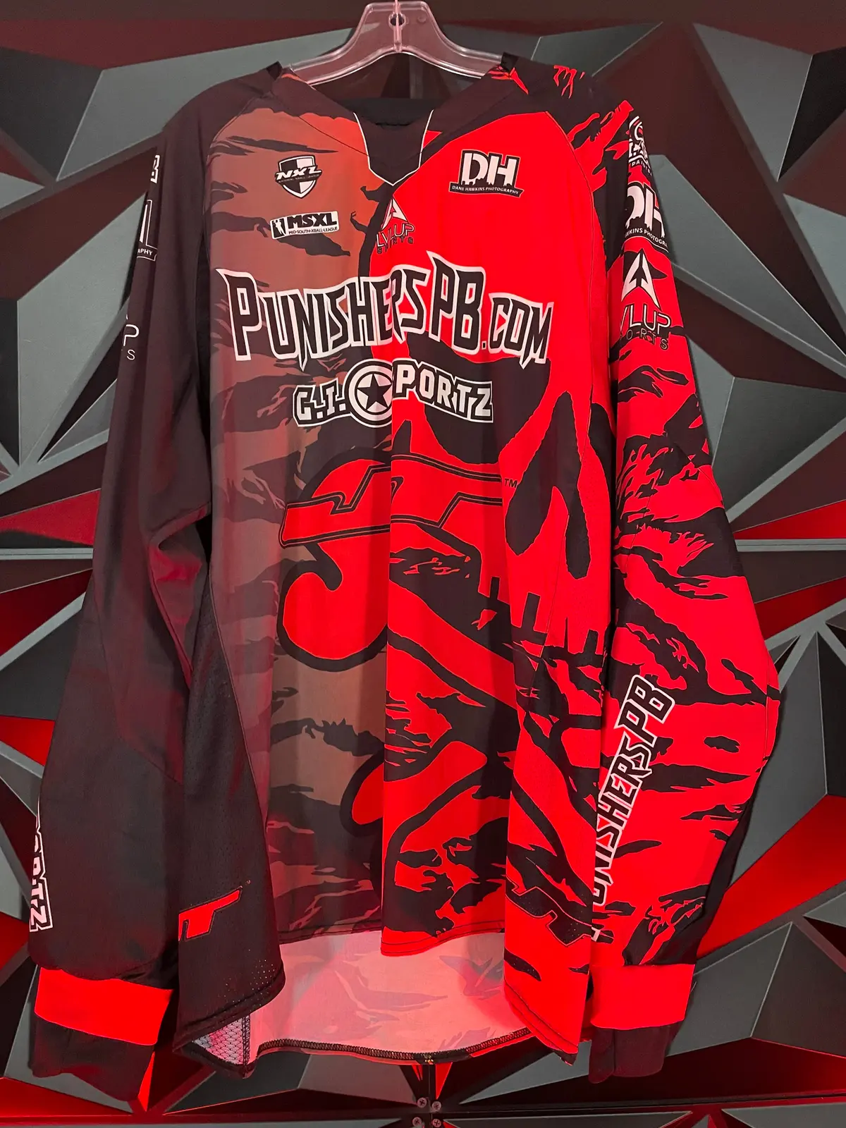 Used Punishers Paintball Practice Jersey Gi Odyssey Pro - X-Large 1