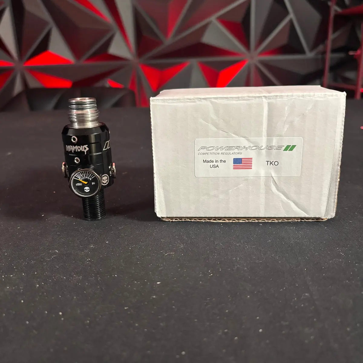 Used Powerhouse Tko Tank Regulator - Mid Body - Black 1