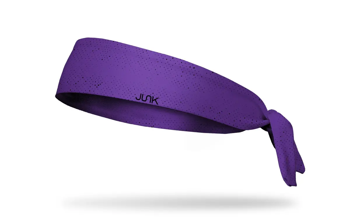 Don Purple Flex Tie Headband 1