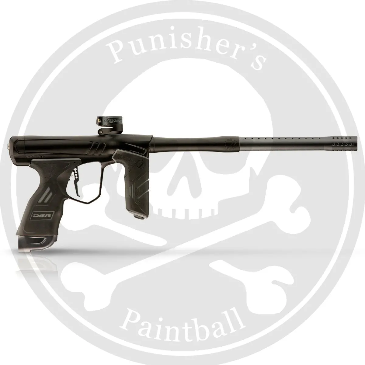 Dye Dsr+ Paintball Gun - Polished Black / Dust Grey 1