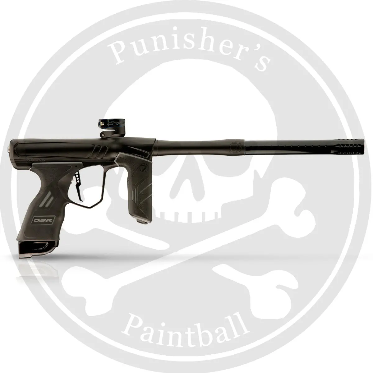 Dye Dsr+ Paintball Gun - Black (Dust Black Body / Gloss Black Accents) 1