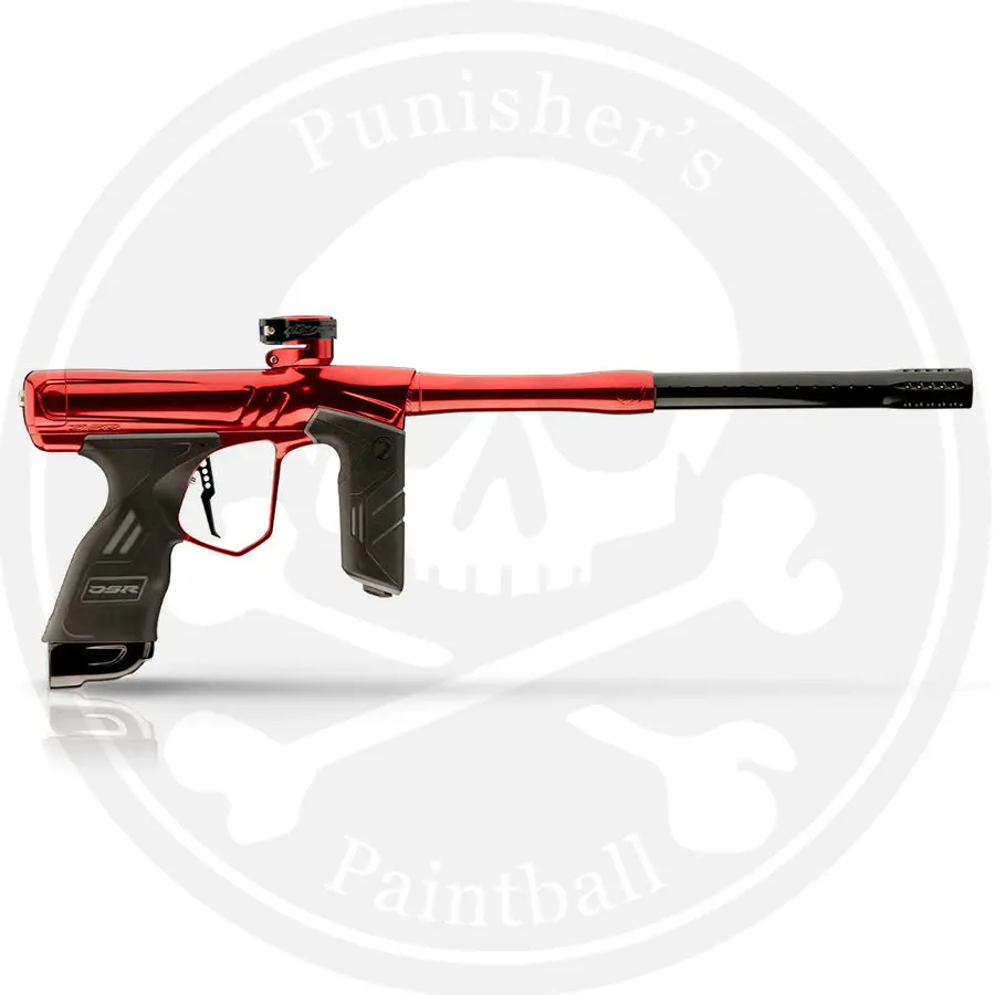 Dye Dsr+ Paintball Gun - Polished Red / Polished Black 1