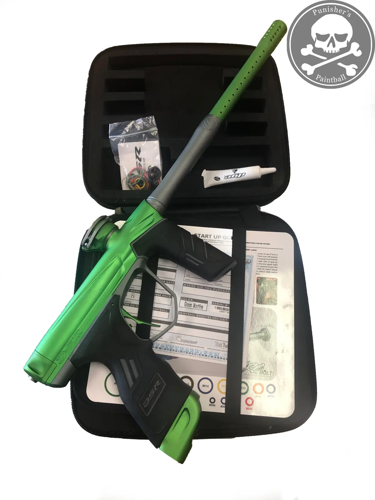 Used Dye Dsr Paintball Marker - Green 1