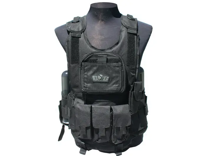 Gen X Global Deluxe Tactical Vest - Black 1
