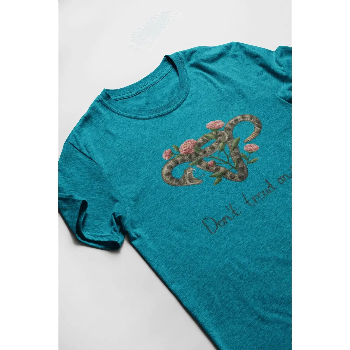 Don’T Tread On Me Uterus With Flowers Women’S T-Shirt 3