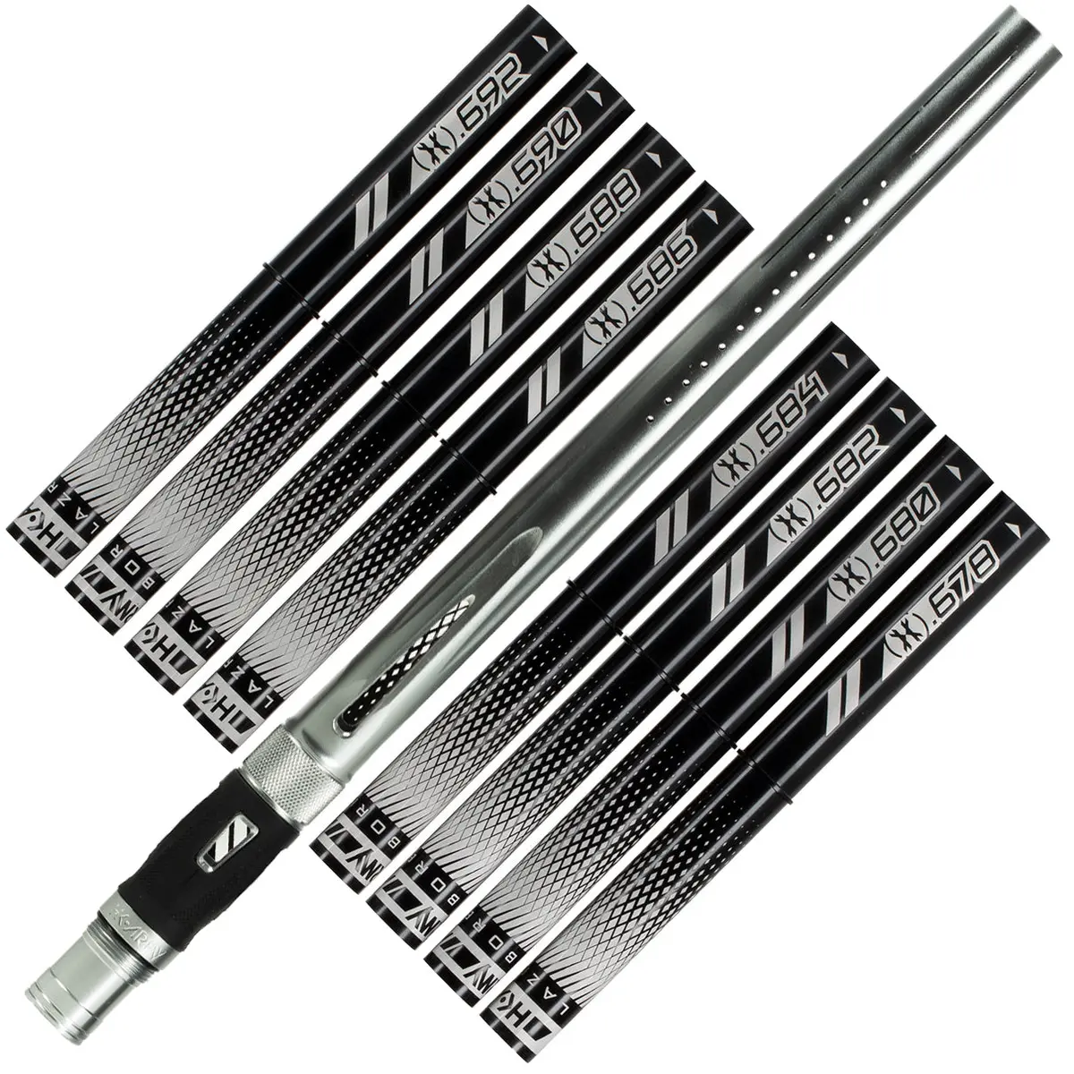 Hk Army Lazr Barrel Kit - Luxe Thread - Dust Pewter/Black Inserts 1