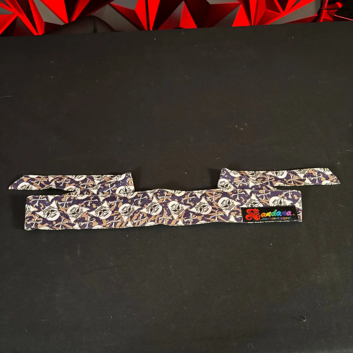 Used Le "Baltimore Revo" Vader Skull & Bones Headband - Purple 1