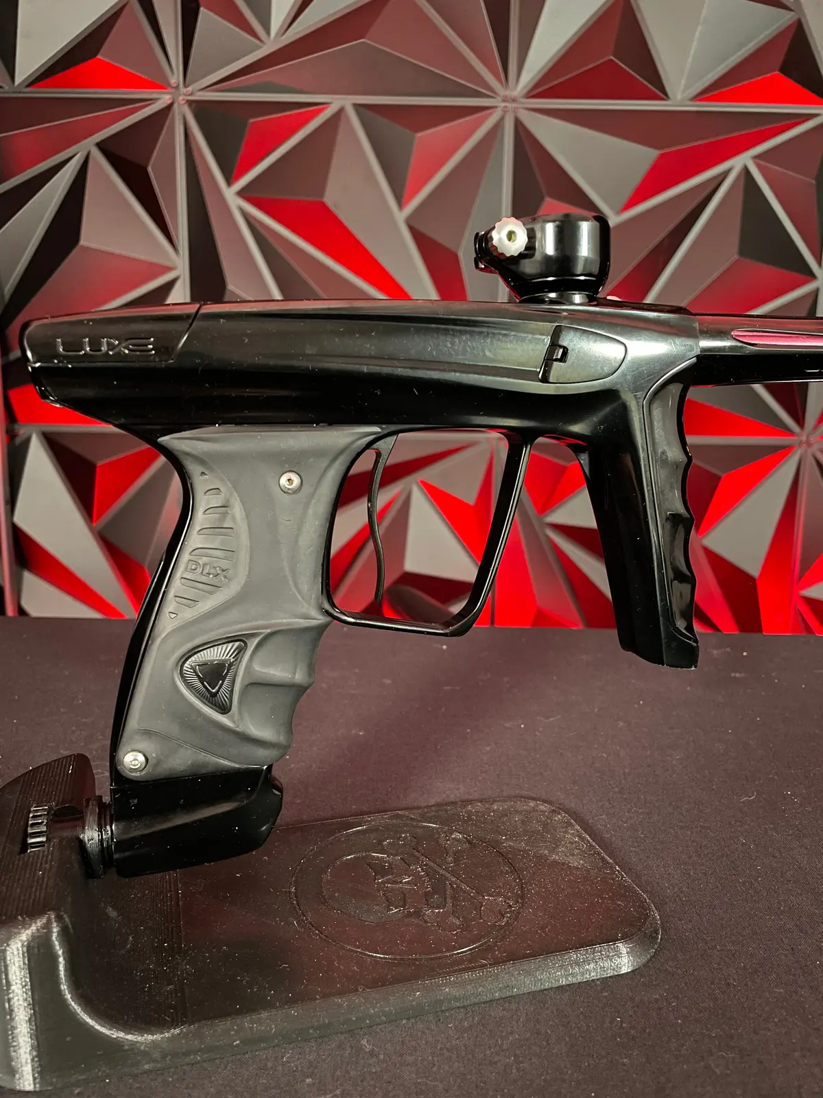Used Dlx Luxe X Paintball Gun - Polished Black 1
