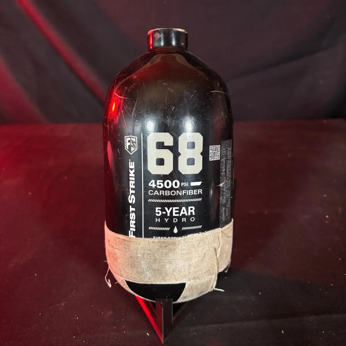 Used Immortal Air 68/4500 Paintball Tank - Black - Bottle Only 1