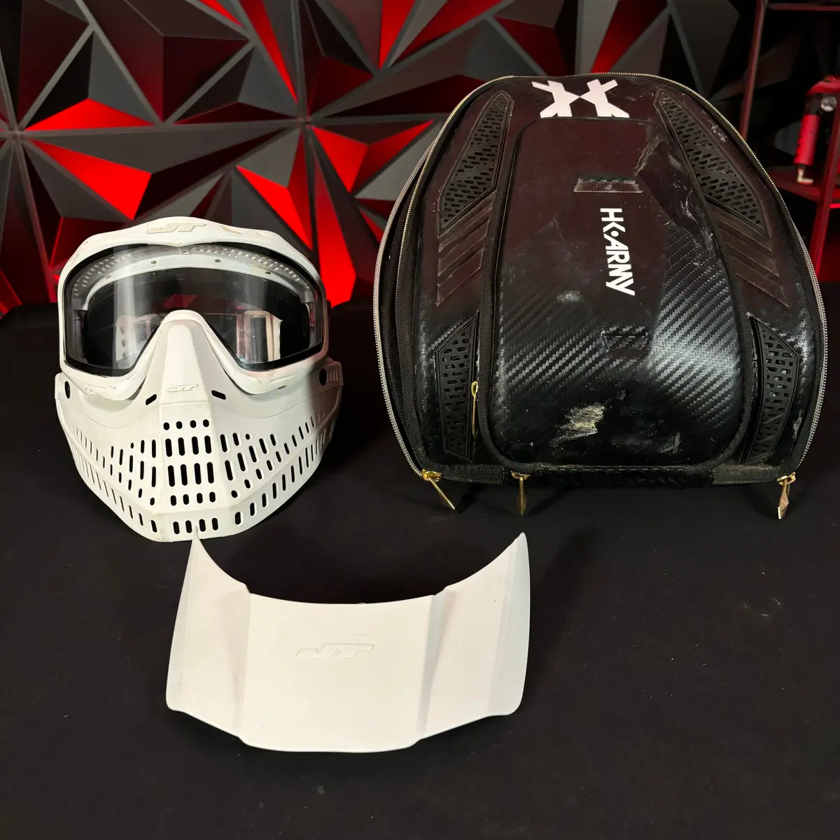 Used Jt Proflex Paintball Mask - Le White 1
