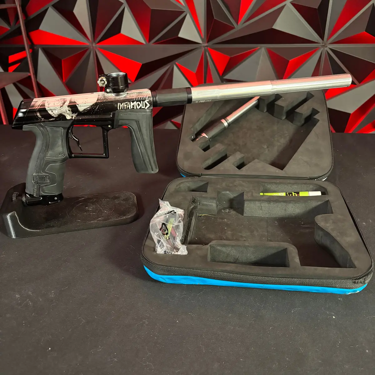 Used Planet Eclipse Cs1.5 Paintball Gun - Infamous "Skull" Edition 1