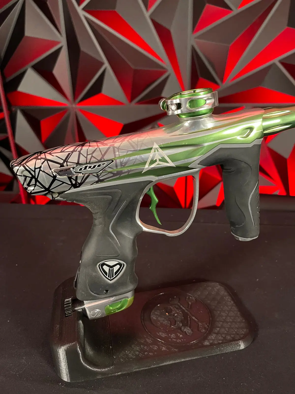 Used Dye M3+ Paintball Marker - Green Columbus Lvl Up Edition 1