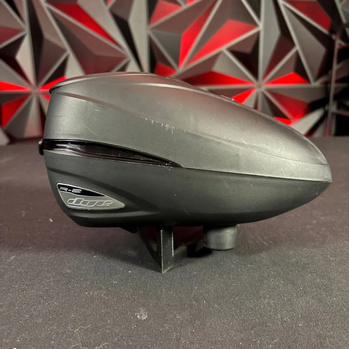 Used Dye R2 Paintball Loader - Black /W Speedfeed 1