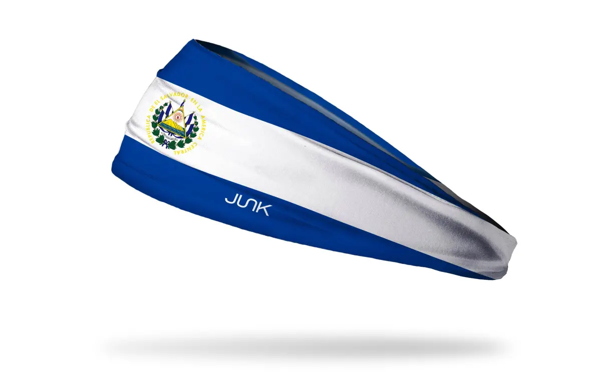 El Salvador Flag Big Bang Lite Headband 1