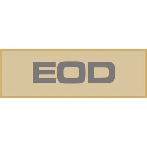 Eod Patch Large (Tan) 1
