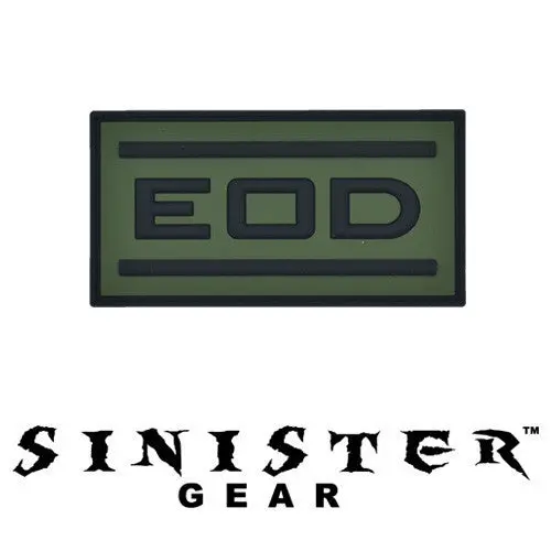 Sinister Gear "Eod" Pvc Patch - Od 1