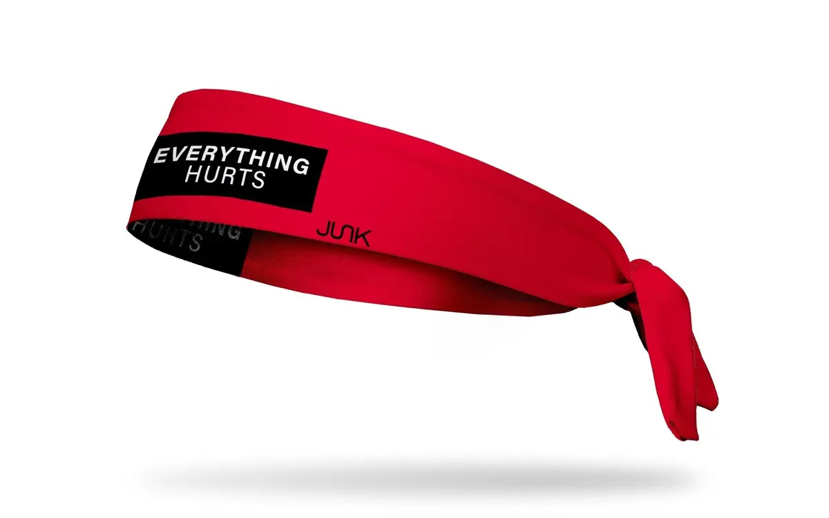 Everything Hurts Flex Tie Headband 1