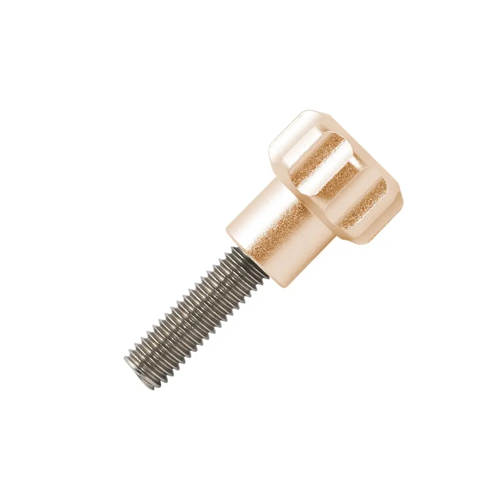 Exalt Feedneck Thumbscrew - Fits Emek, Emf100, Etha2, Gtek, Etek And More - Gold 1