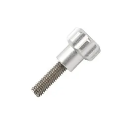 Exalt Feedneck Thumbscrew - Fits Emek, Emf100, Etha2, Gtek, Etek And More - Silver 1