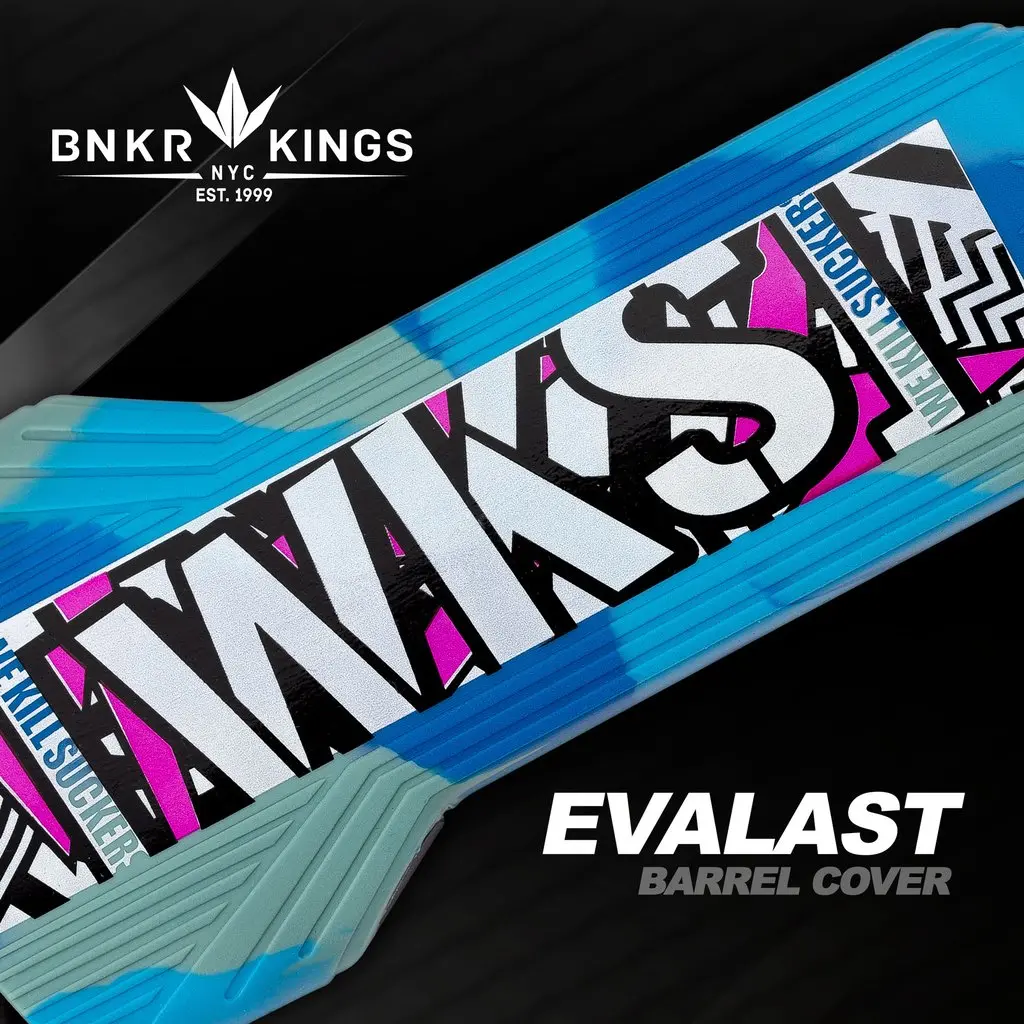 Evalast Barrel Cover - Shred Cyan 1