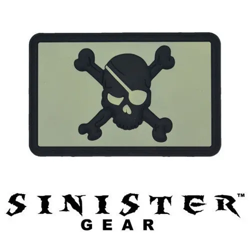 Sinister Gear "Eyepatch" Pvc Patch - Taws (Glows In The Dark) 1