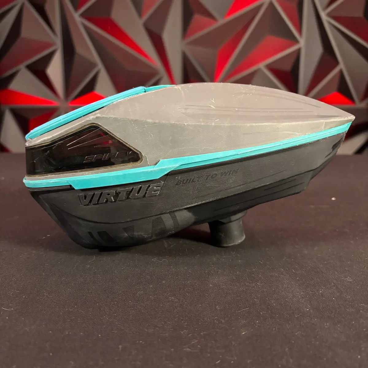 Used Virtue Spire 5 Paintball Loader - Stealth Sky 1