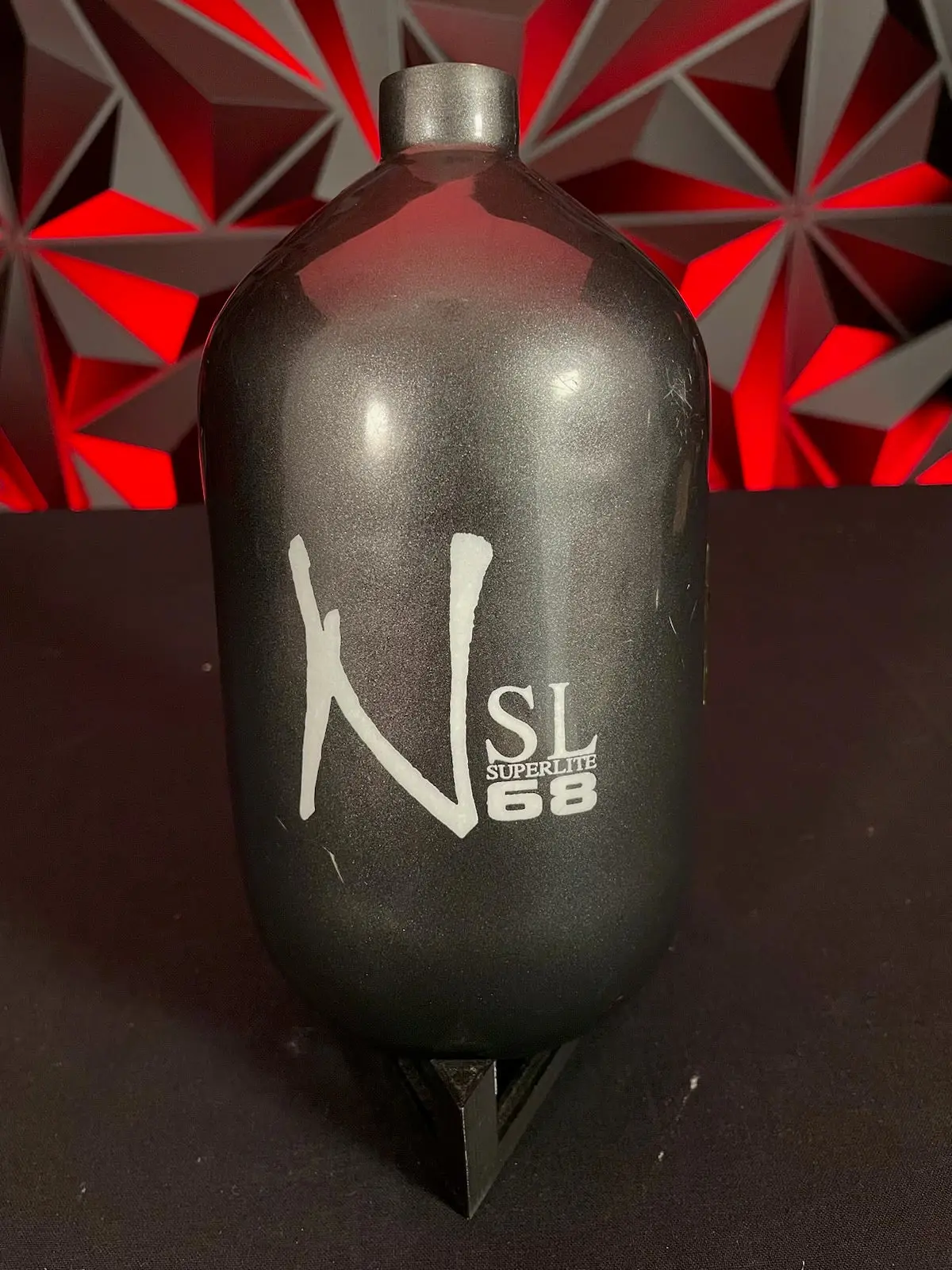 Used Ninja Sl 68/4500 Paintball Tank - Gunmetal *Bottle Only* 1