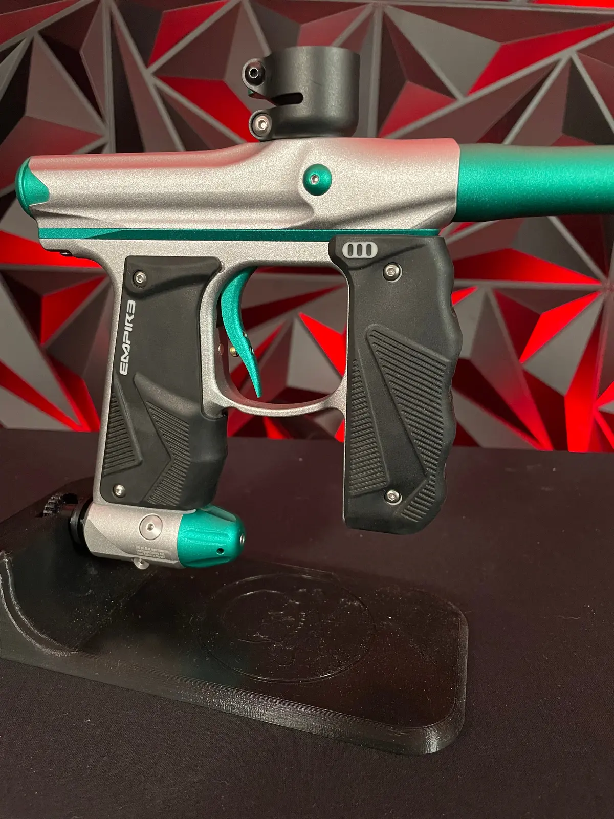 Used Empire Mini Gs Paintball Gun - Grey/Teal 1