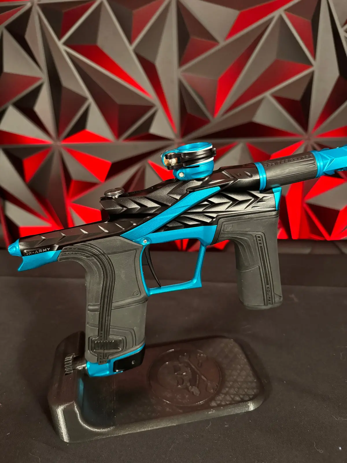 Used Hk Army/Planet Eclipse Lv2 Fossil Paintball Gun - Black/Blue 1