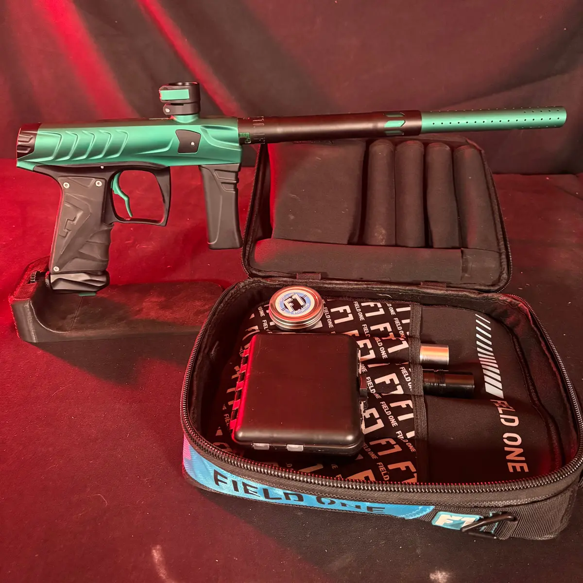 Used Field One Force Paintball Gun - Dust Green/Black 1