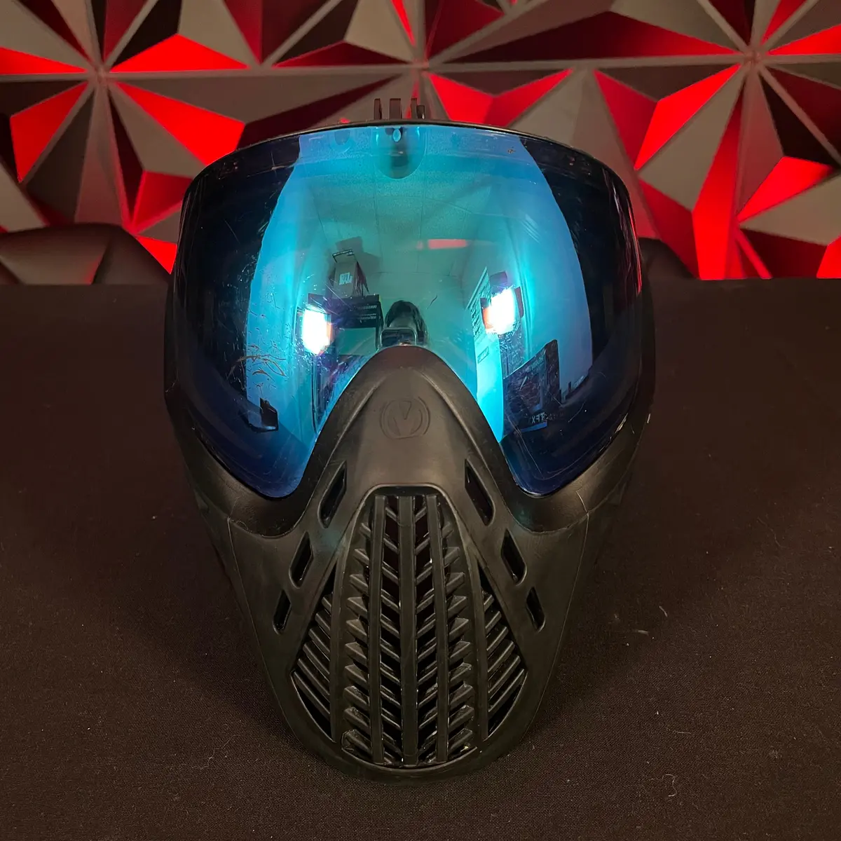 Used Virtue Vio Ascend Paintball Mask - Black W/Gopro Goggle Mount 1