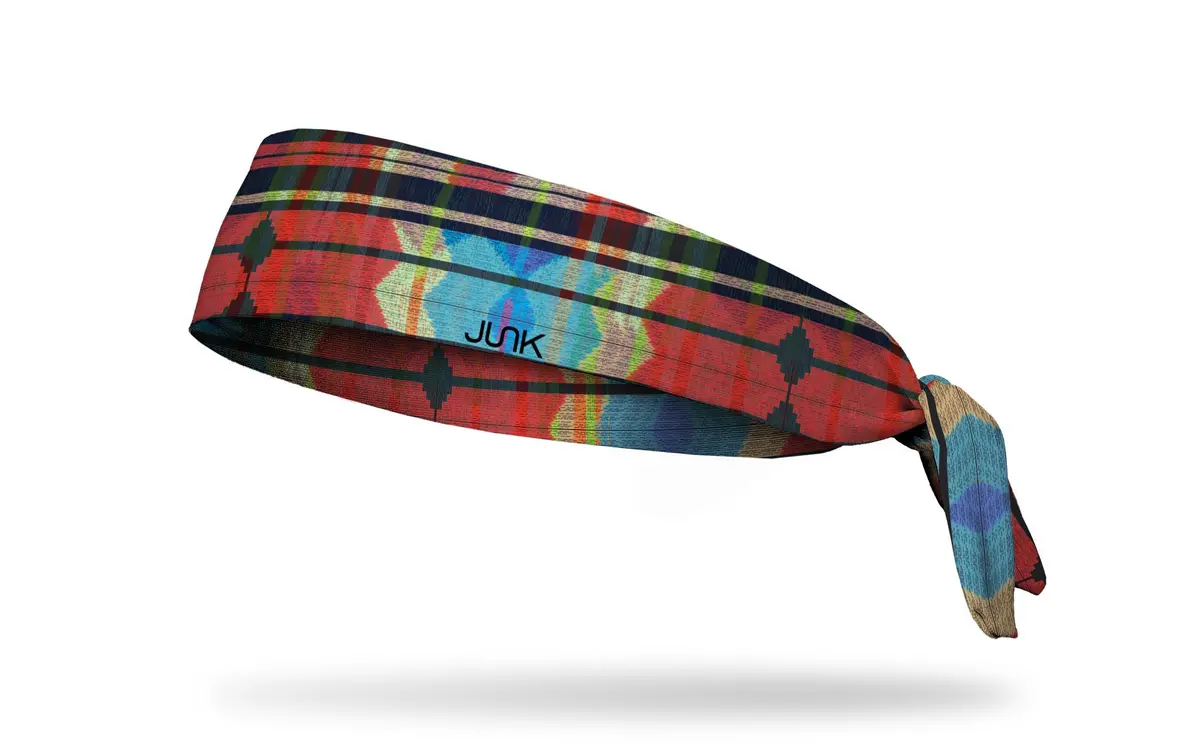Fave Flannel Flex Tie Headband 1
