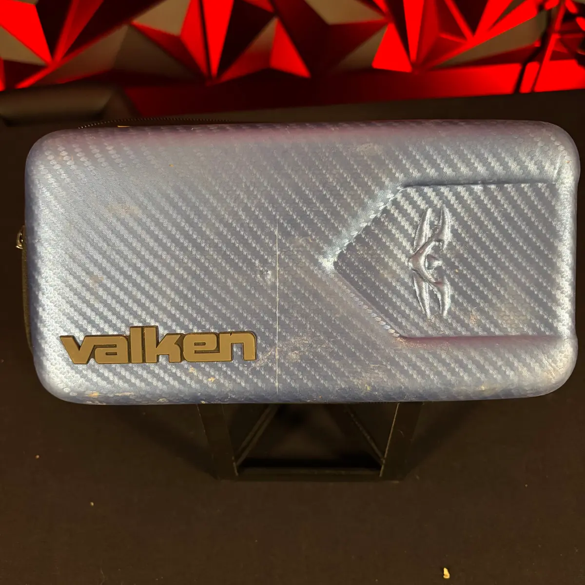 Used Valken Carbon Blue Loader Case 1