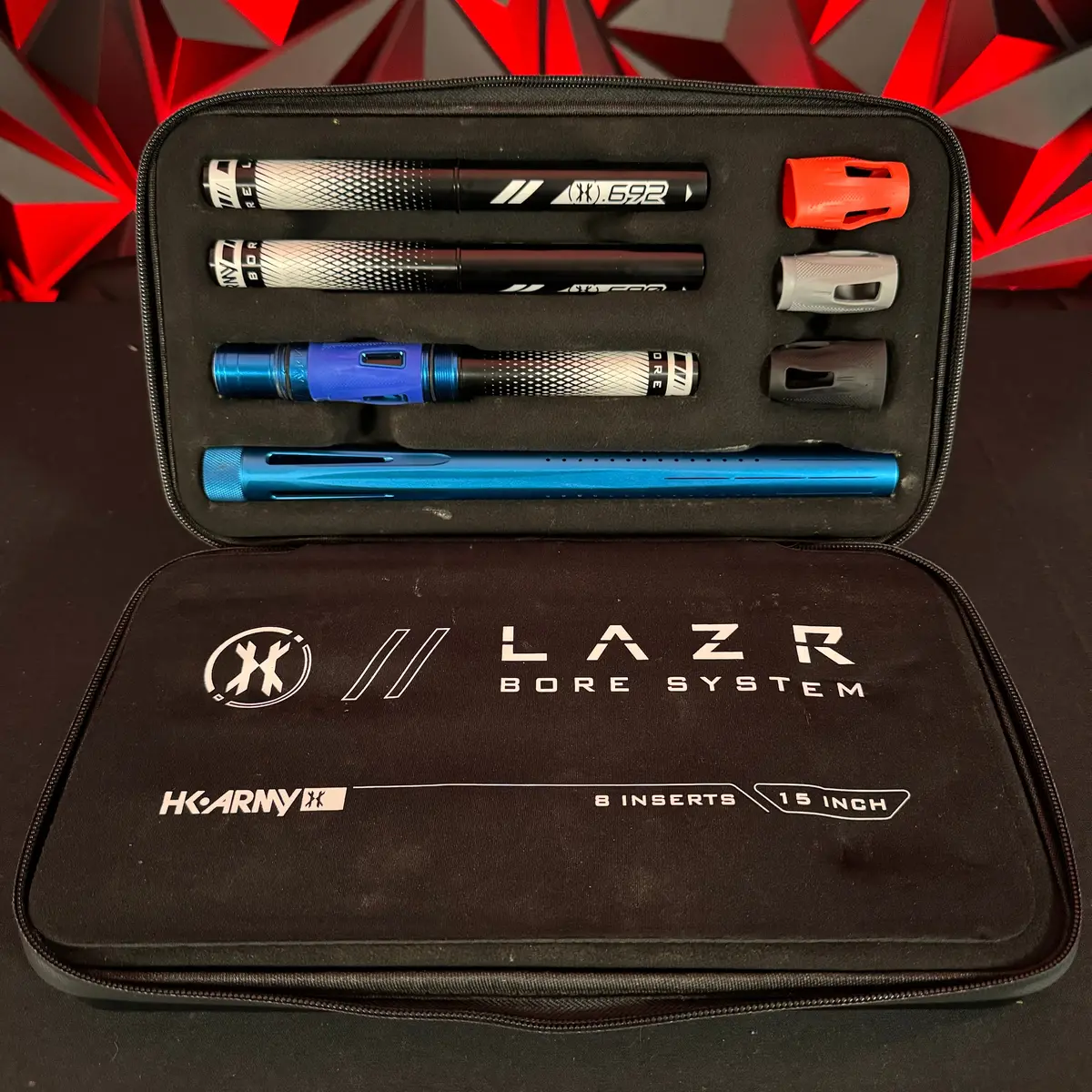 Used Hk Army Lazr Barrel Kit Ac Threaded - Dust Blue - Black Inserts 1