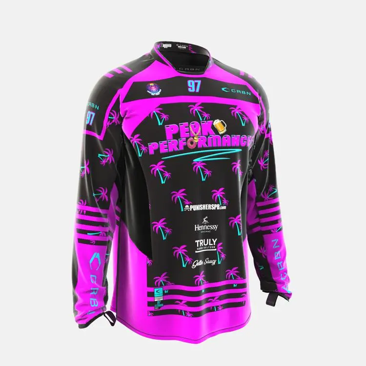 Carbon Sc Custom Paintball Jersey - Peak Performance 2024 (Customize Your Name & Number!) 1