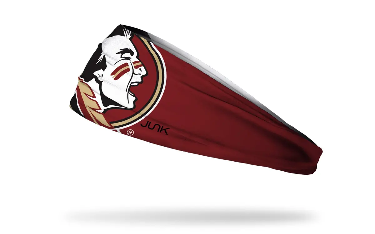 Florida State University: Seminole Garnet And White Big Bang Lite Headband 1