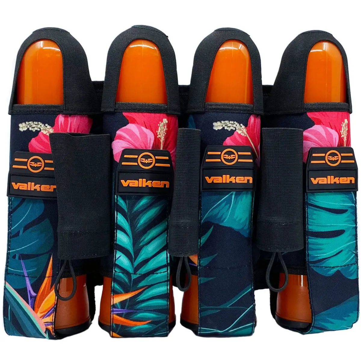 Valken Fate Gfx 4+3 Paintball Harness - Hawaiian Orange 1